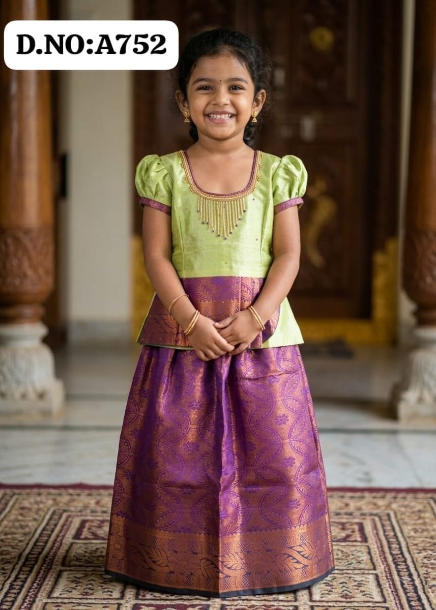 Pattu pavadai -A752