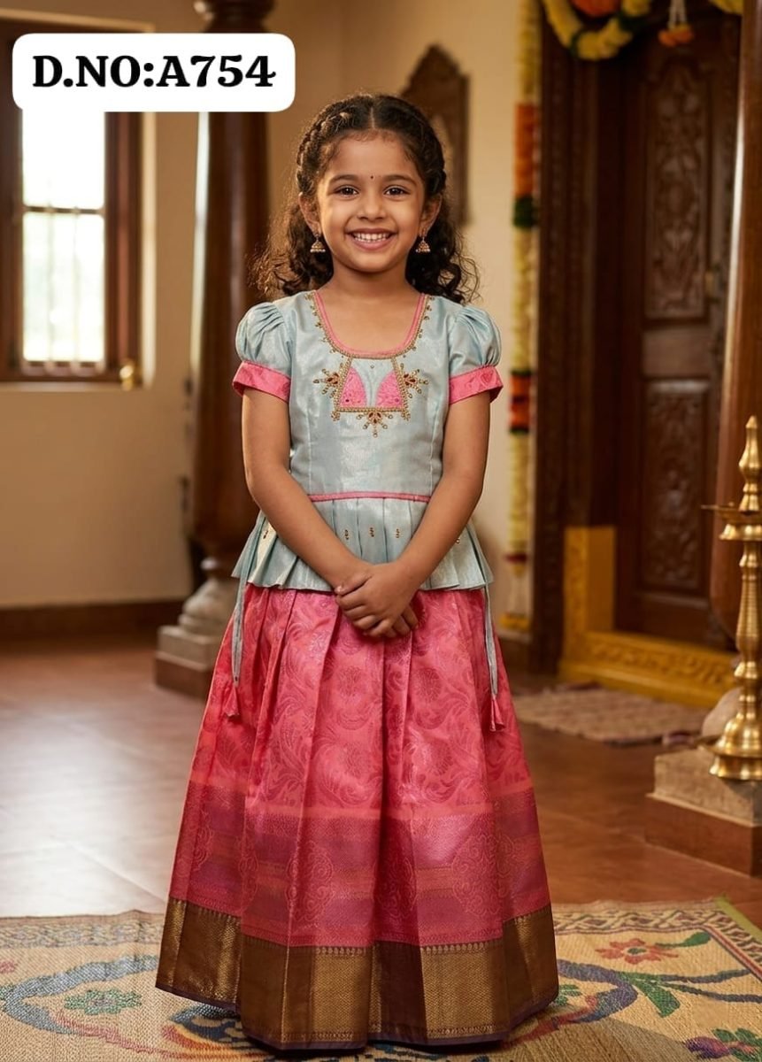 Pattu pavadai -A754