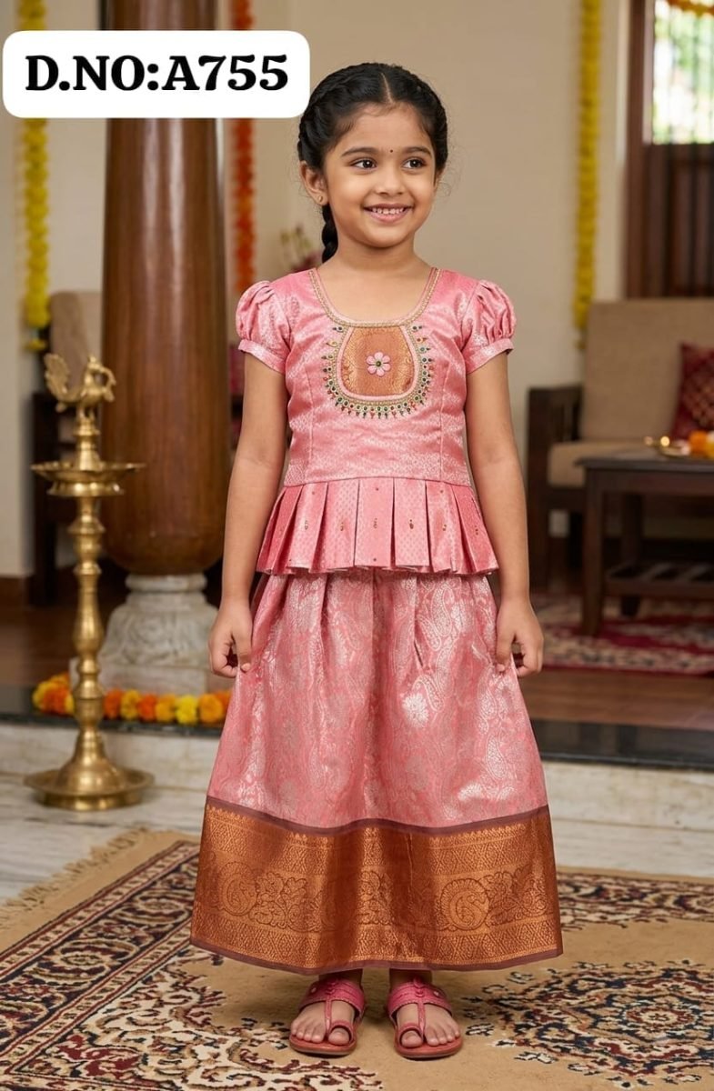 Pattu pavadai -A755