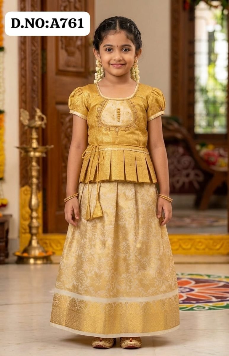 Pattu pavadai -A761