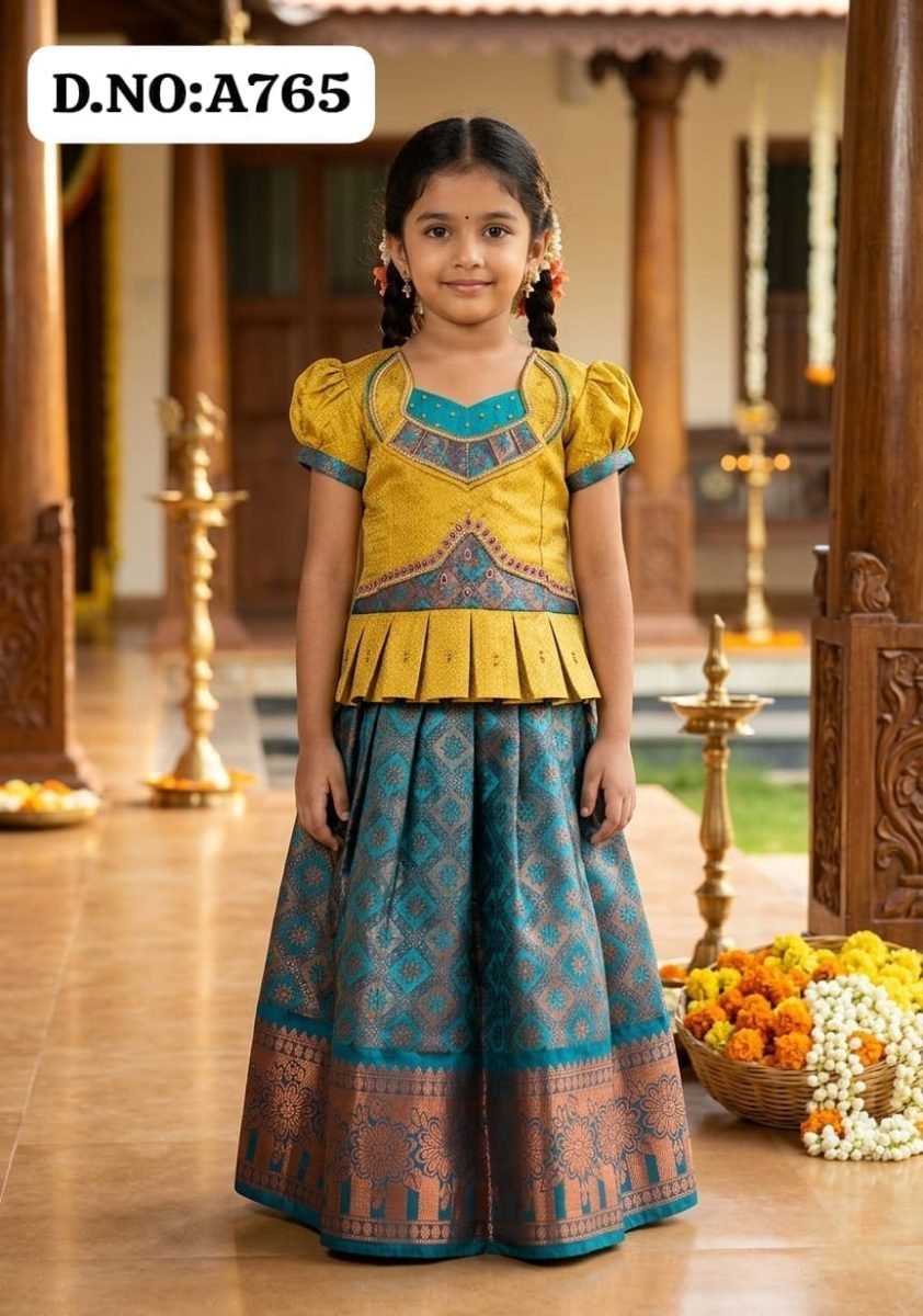 Pattu pavadai -A765