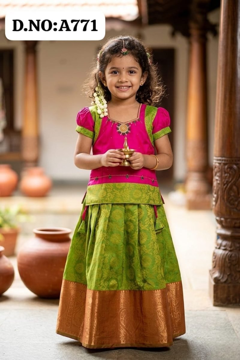 Pattu pavadai -A771