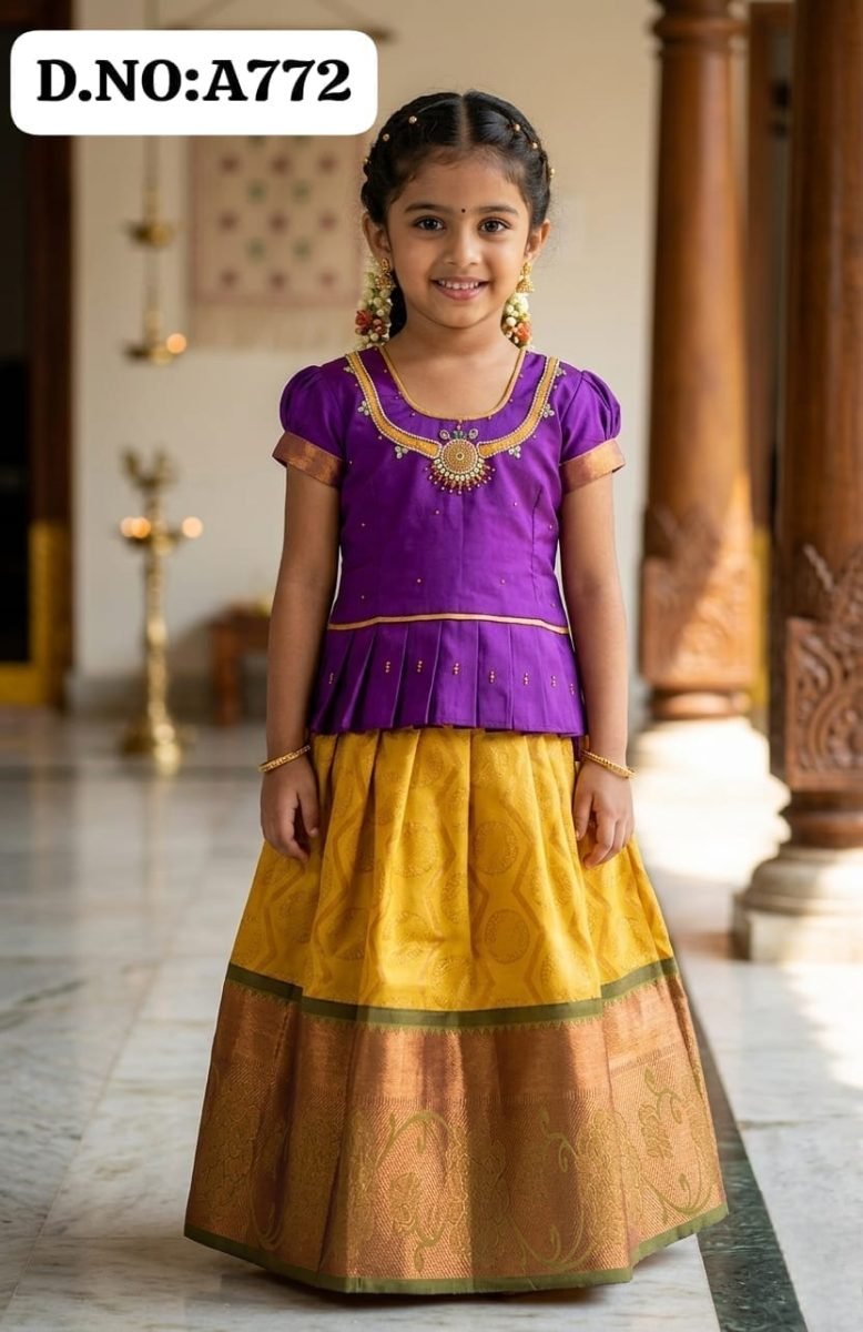 Pattu pavadai -A772