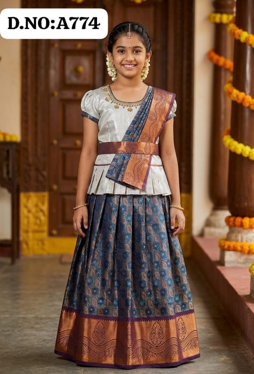 Pattu pavadai -A774