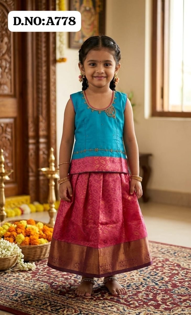 Pattu pavadai -A778