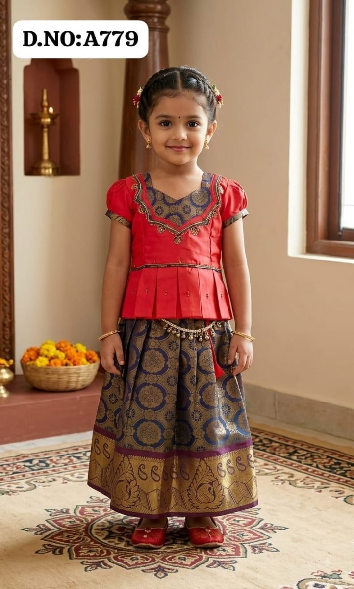 Pattu pavadai -A779