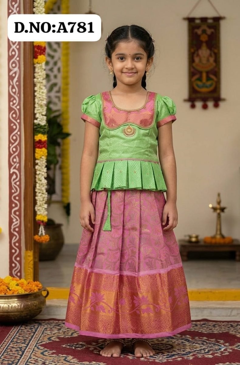 Pattu pavadai -A781